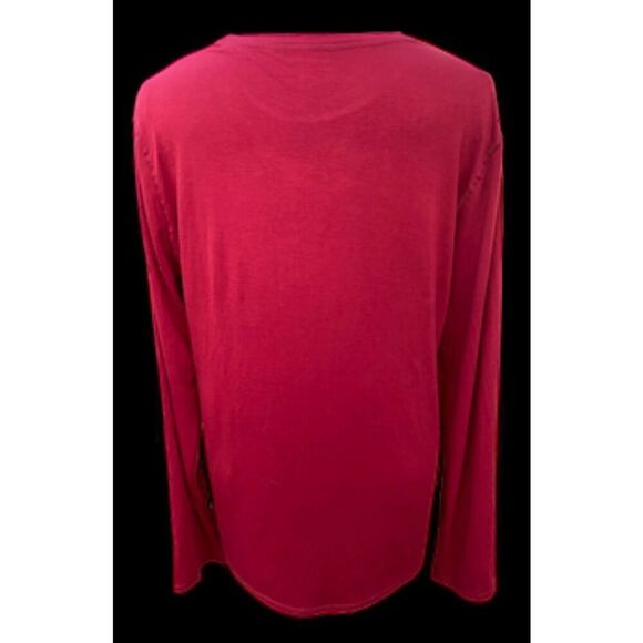 Cuddl Duds Layering Top Red Sz. L Poly/Spandex/Rayon Valentine - Picture 6 of 11